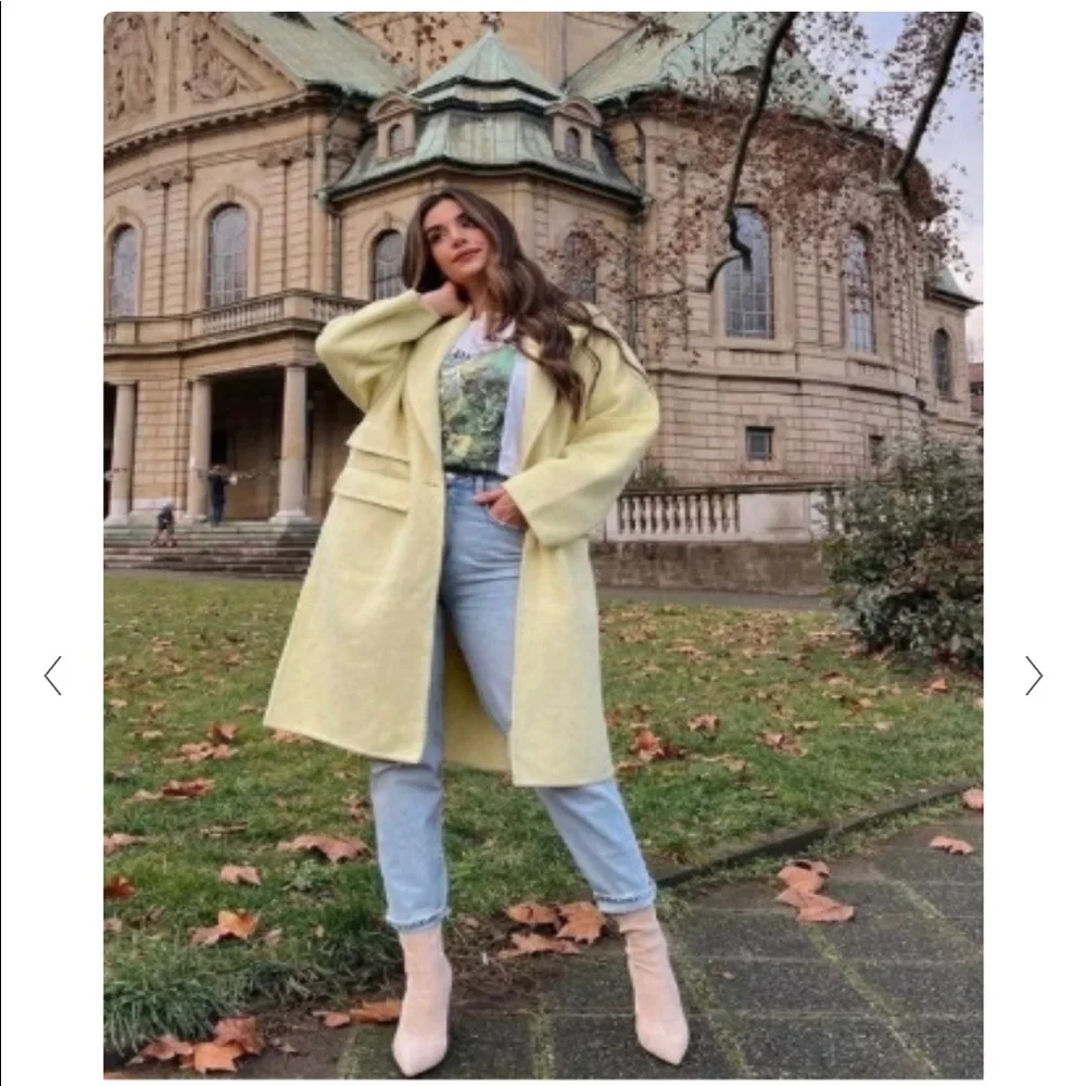 ZARA Runway oversized coat NWT - Picture 4 of 11